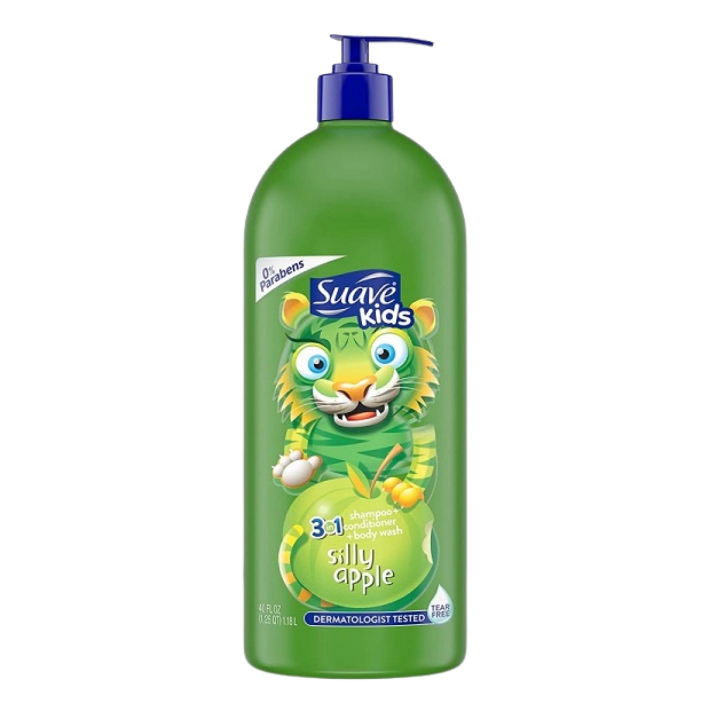 Sữa Tắm Gội Xả Suave Kids 3In1 Silly Apple