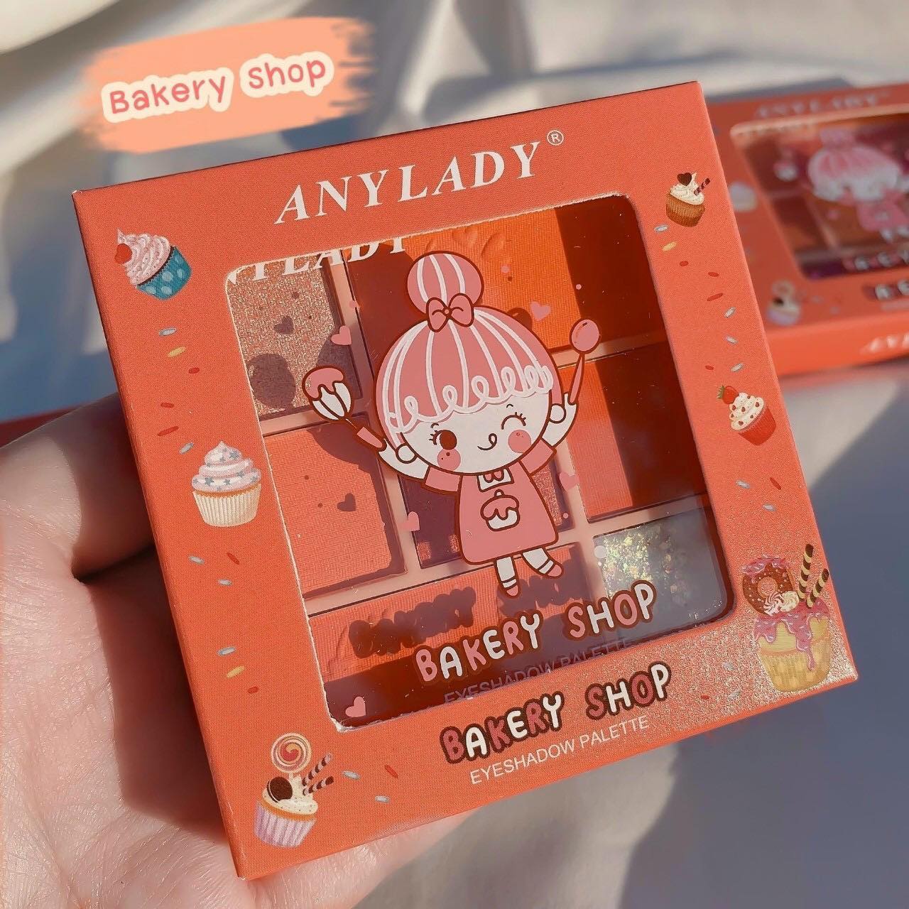 Bảng Phấn Mắt 7 Ô Anylady Bakery Pressed Eyeshadow Palette