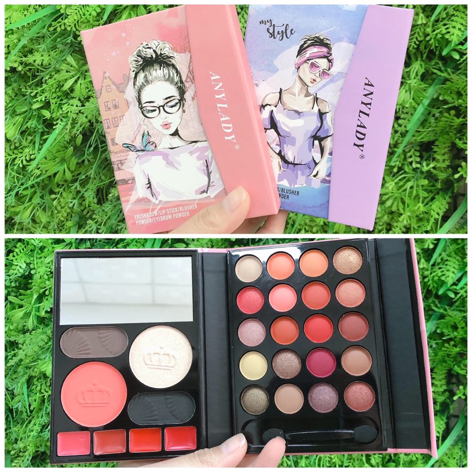 Bảng Trang Điểm Anylady My Style Eyeshadow/Lip Stick/Blusher Powder/Eyebrow Powder (8624B)
