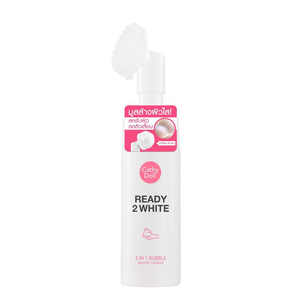 Sữa Rửa Mặt Tạo Bọt Trắng Da Cathy Doll Ready 2 White 120ml