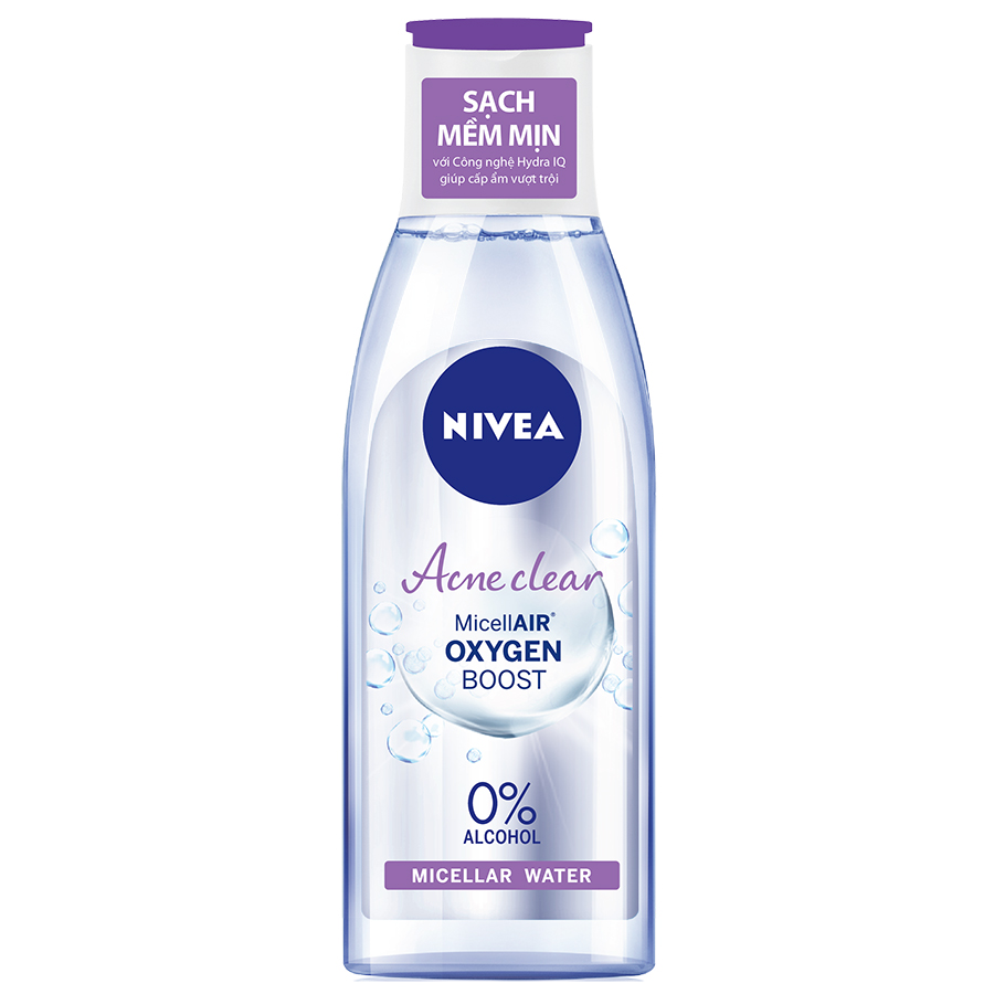 Tẩy Trang Nivea Sạch Sâu Ngăn Ngừa Mụn Acne Care MicellAir Oxygen Boost