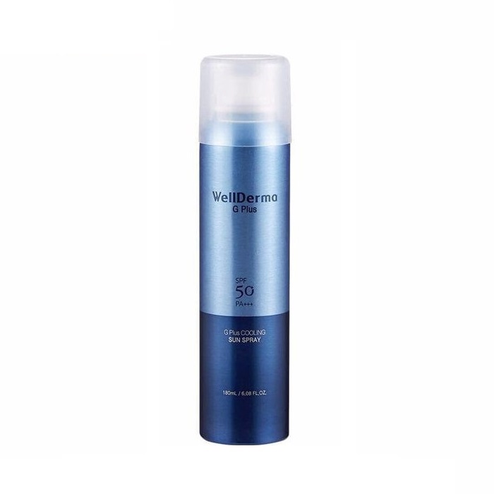 Xịt Chống Nắng Wellderma G PLus Cooling Sun Spray 180ml