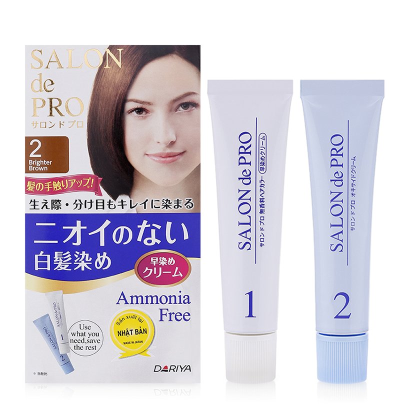 Thuốc Nhuộm Tóc Nữ Salon De Pro For Gray Coverage