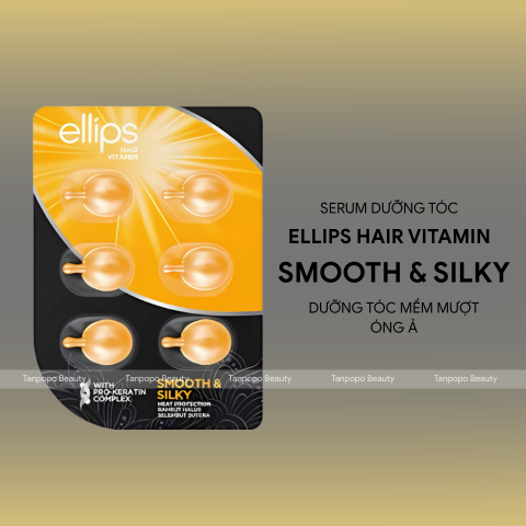 Viên Vitamin Dưỡng Tóc Ellips Hair Vitamin Hair Repair (Vỉ 6 Viên)