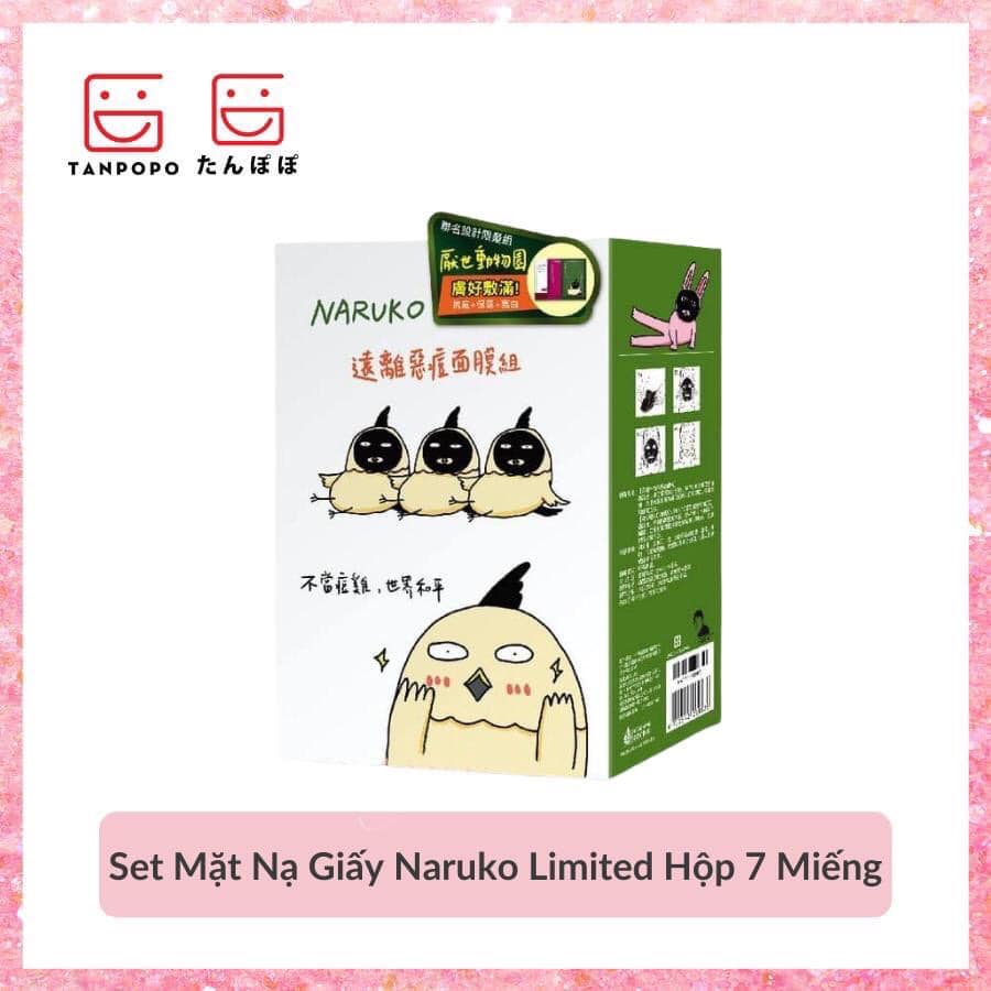 Set Mặt Nạ Giấy Naruko Limited Hộp 7 Miếng