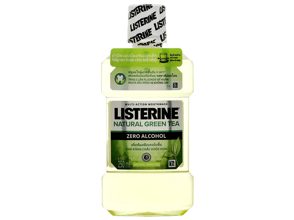 Nước Súc Miệng Listerine Natural Green Tea