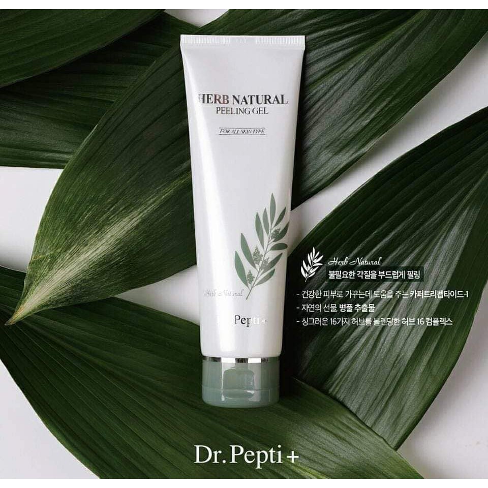 Tẩy da chết Dr.Pepti+ Herb Natural Peeling Gel 130ml