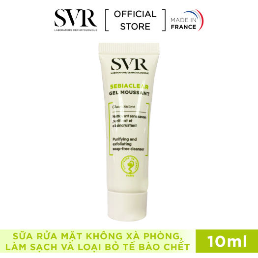 Gel Rửa Mặt SVR Cho Da Dầu Sebiaclear Gel Moussant (Nhập Khẩu)