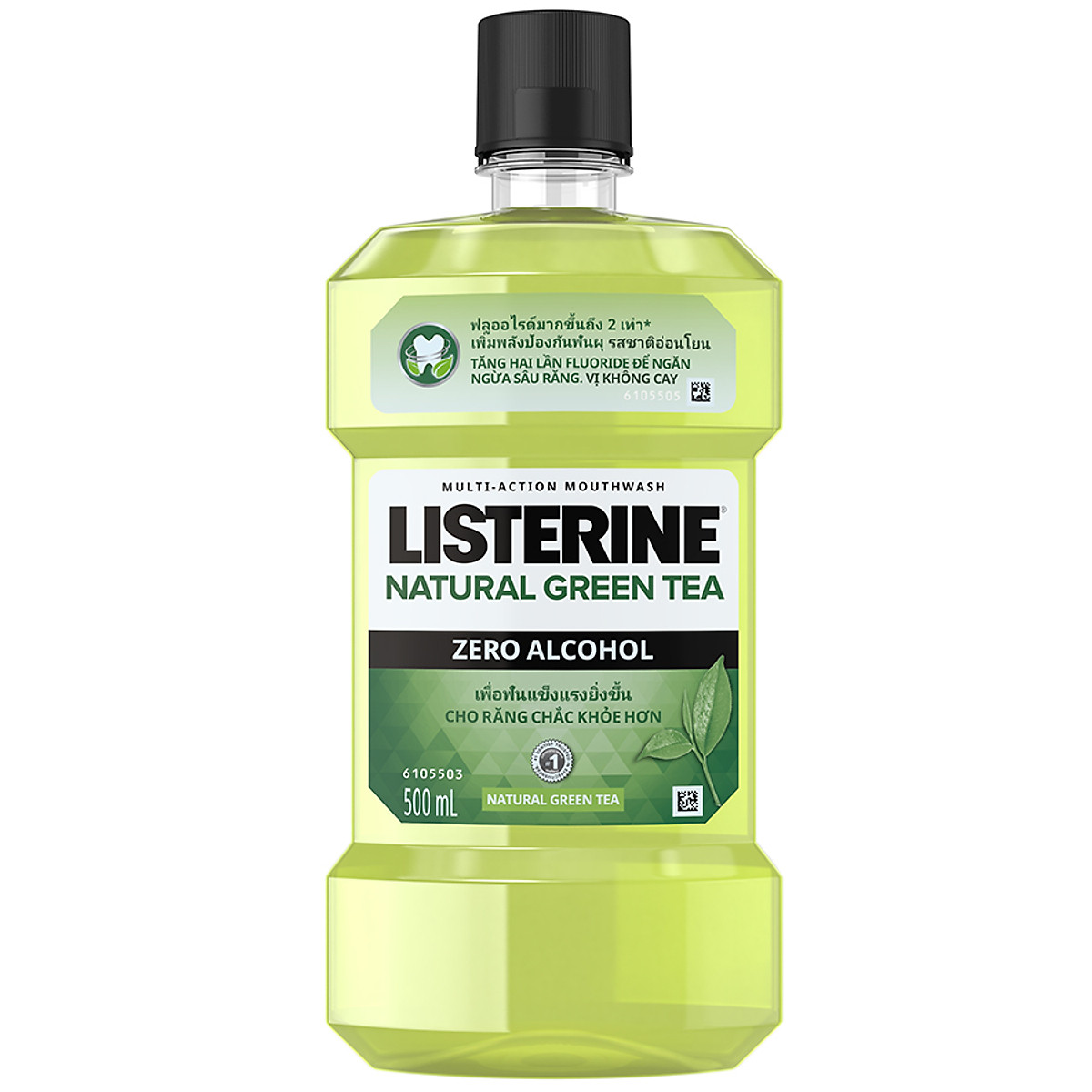 Nước Súc Miệng Listerine Natural Green Tea
