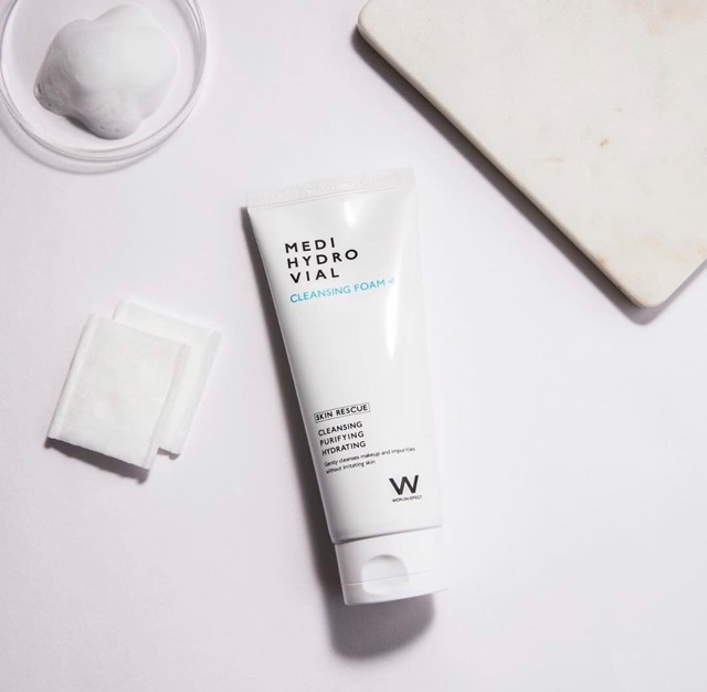 Sữa Rửa Mặt Wonjin Effect Medi Hydro Vial Cleansing Foam 80ml