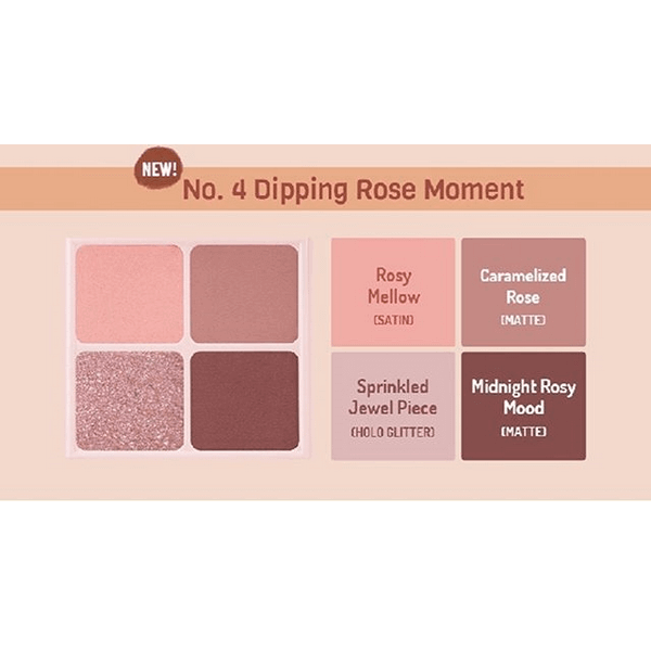 Bảng Phấn Mắt 4 Ô Peripera Ink Pocket Shadow Pallet