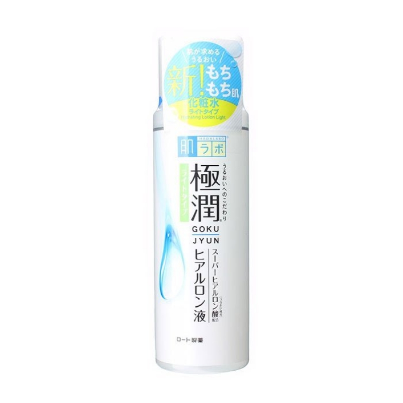 Nước hoa hồng HadaLabo Hydrating Lotion Light 170ml (trắng sọc xanh)