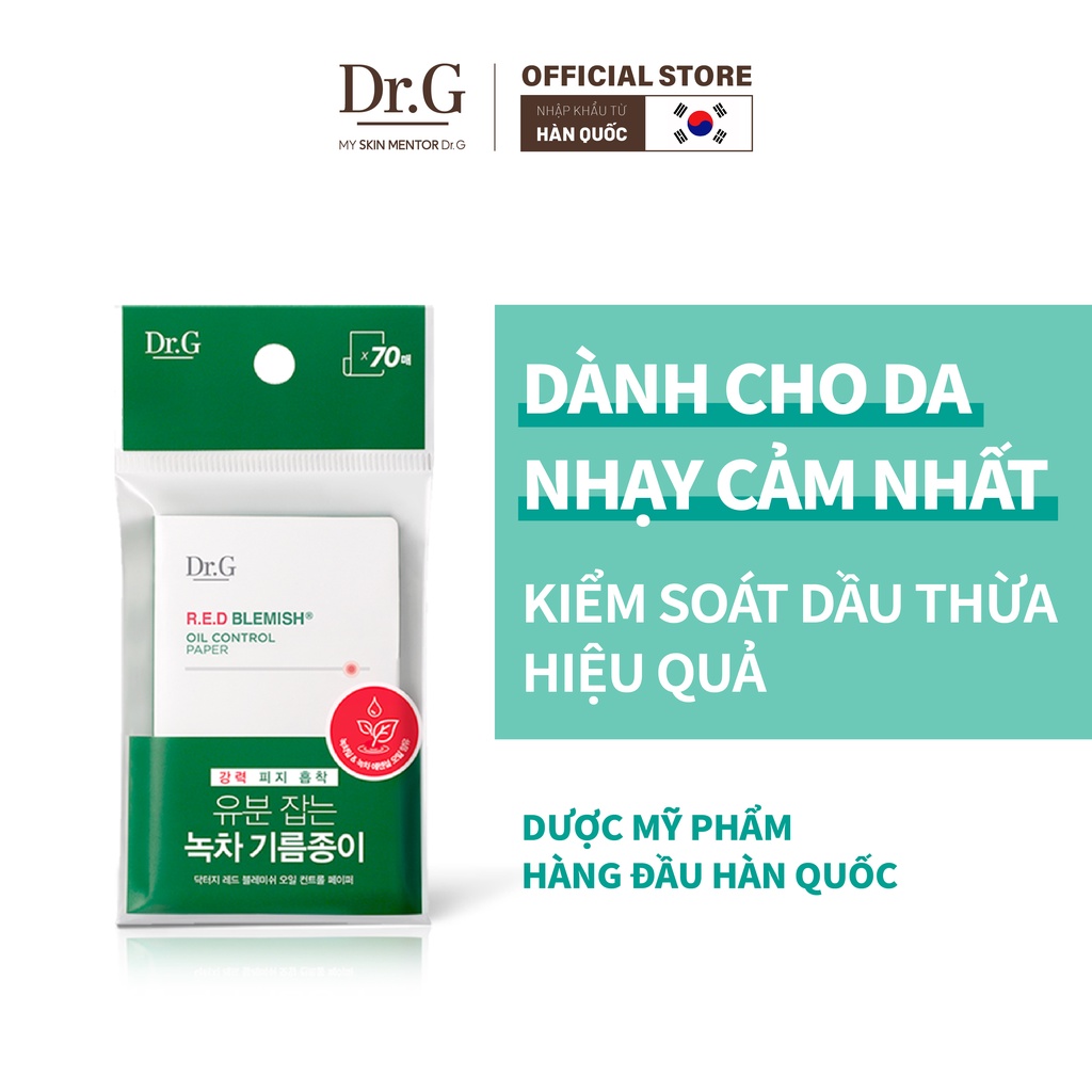 Giấy Thấm Dầu Dr.G RED Blemish Oil Control Paper