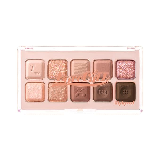 Bảng Phấn Mắt 10 Ô Lilybyred Mood Key Board