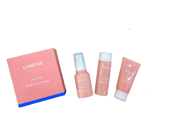 Bộ Dưỡng Da Laneige Fresh Calming Trial Kit (3 items)