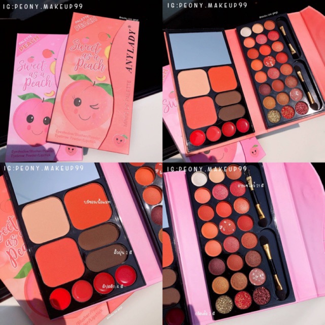 Bảng Phấn Mắt Và Phấn Má Anylady It's A Girl Sweet Eyeshadow & Blusher