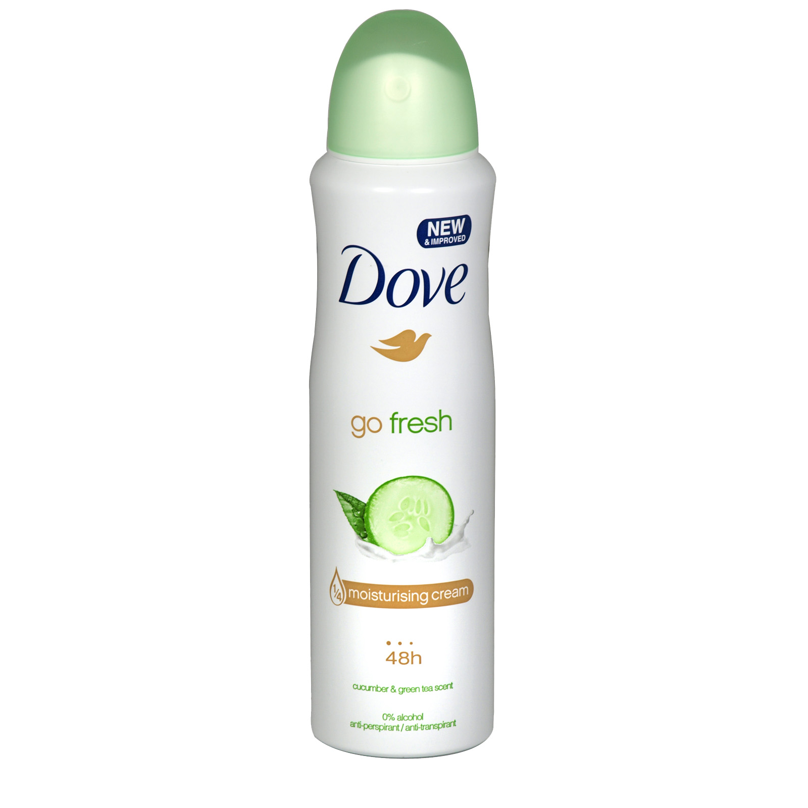 Xịt Khử Mùi Dove Go Fresh Cucumber & Green Tea 150ml