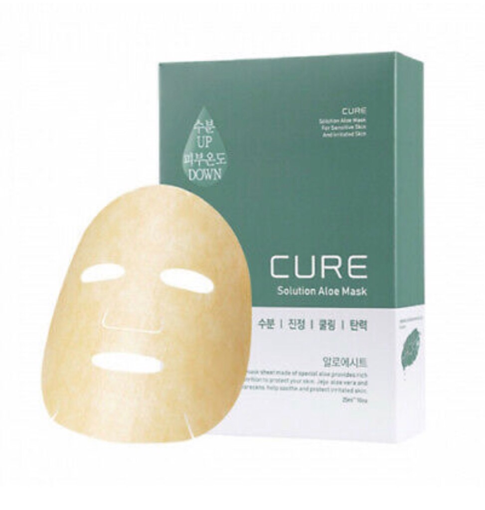 Mặt Nạ Giấy Cure Solution Aloe Mask 25ml