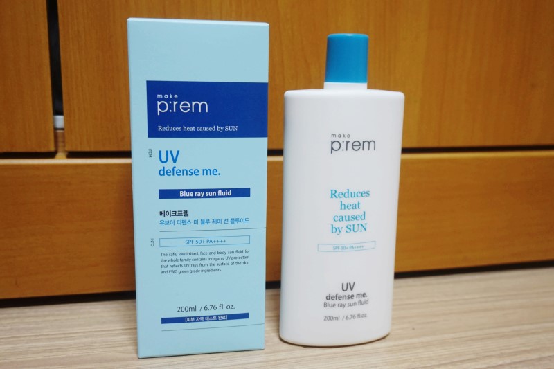 Kem Chống Nắng Make P:rem UV Defense Me Blue Ray Sun Fluid