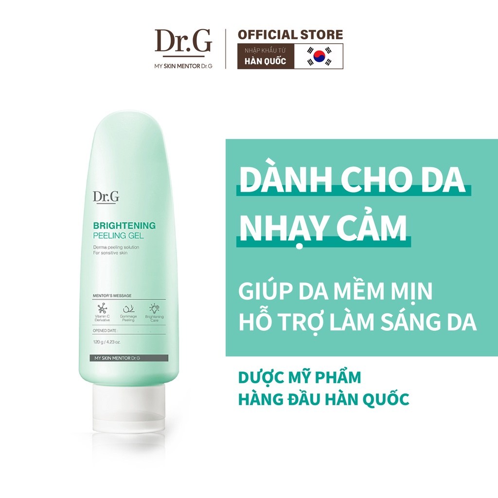 Tẩy Tế Bào Chết Dạng Gel Làm Sáng Da DR.G Brightening Peeling Gel 120g