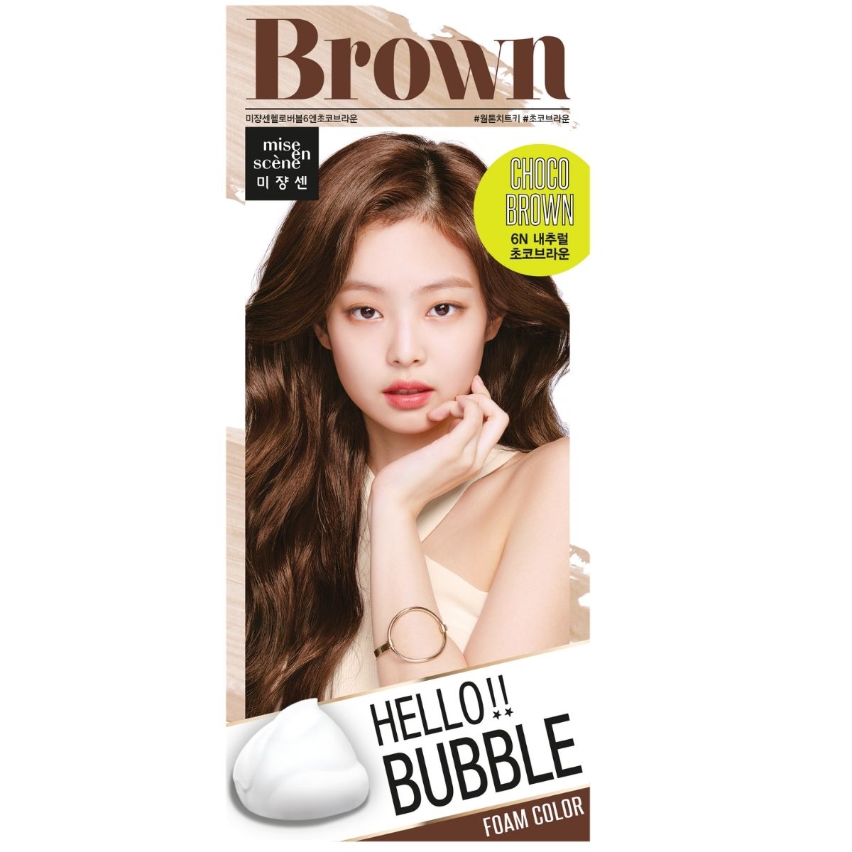 Thuốc Nhuộm Tóc Dạng Bọt Mise En Scene Hello Bubble X BlackPink