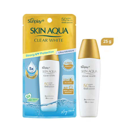 Sữa Chống Nắng Sunplay Skin Aqua Clear White Long Lasting UV Protection SPF50+ (Đồng)