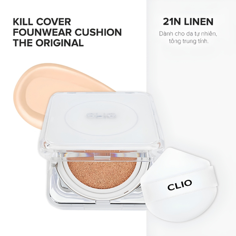 Phấn Nước 2 Lõi Clio Kill Cover Founwear The Original