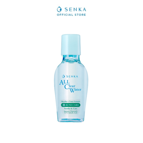 Nước Tẩy Trang Senka Micellar Acne Care (Làm Giảm Và Ngăn Ngừa Mụn)