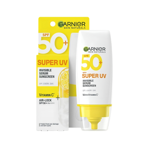Serum Chống Nắng Mỏng Nhẹ Bảo Vệ Tối Ưu Garnier Super UV Invisible Serum Sunscreen SPF50+30ml