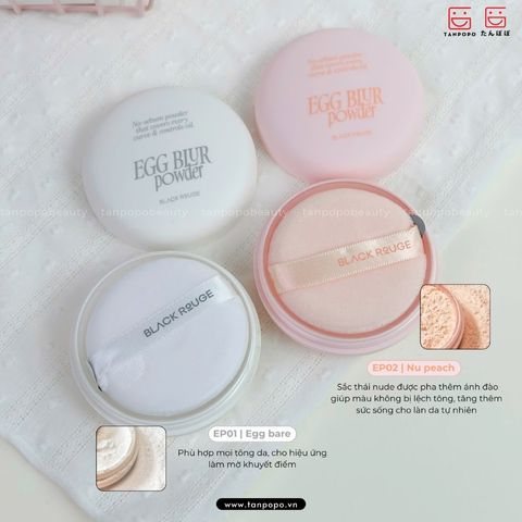 Phấn Phủ Bột BlackRouge Egg Blur Powder 5g