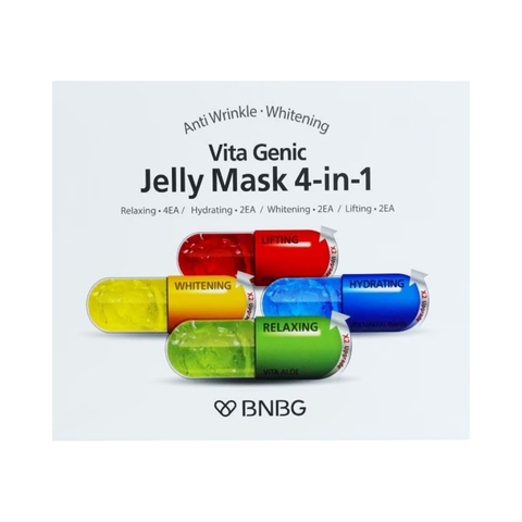 Mặt Nạ Giấy BNBG Vita Genic Jelly Mask 4-In-1 (Hộp 10 Miếng)
