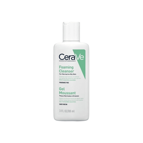 Sữa Rửa Mặt Cerave Sạch Sâu Cho Da Thường, Da Dầu Foaming Cleanser (Nhập Khẩu)
