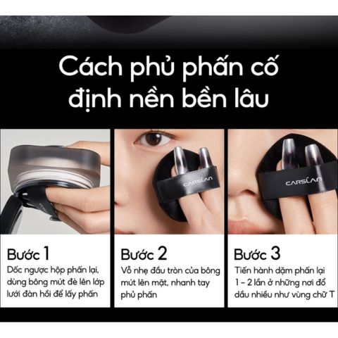 Phấn Phủ Carslan Soft Focus Make-Up Powder 8g (Vỏ Xám Siêu Kiềm Dầu) - 02 Siêu Kiềm Dầu Trong Suốt