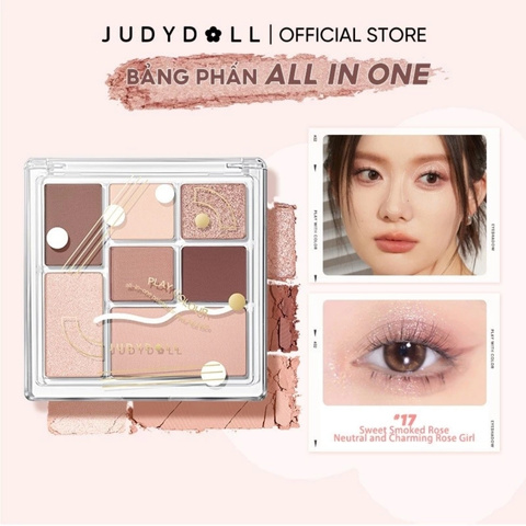 Phấn Mắt Judydoll All In One Palette For Your Full Face 8,5g