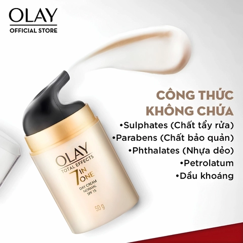 Kem Dưỡng Da Olay Total Effects 7in1 Day Cream Normal  SPF15 50g (Ban Ngày)