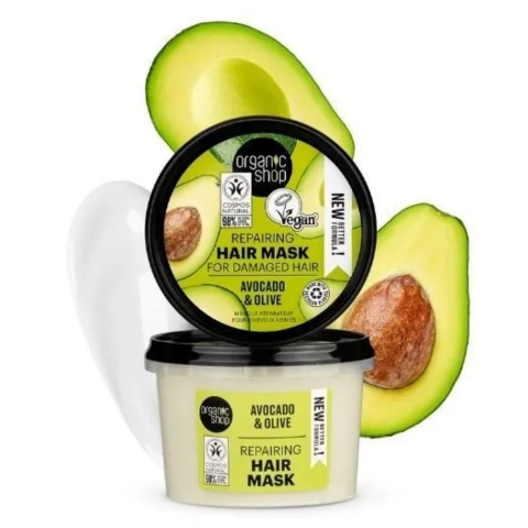 Mặt Nạ Ủ Tóc Organic Shop Repairing Hair Mask 6ml - Avocado & Olive
