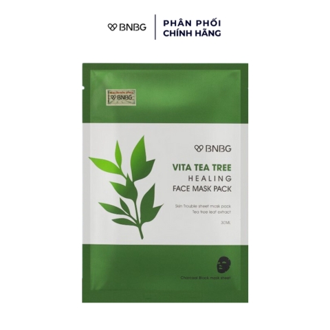 Mặt Nạ Giấy Tràm Trà Giảm Mụn BNBG Vita Teatree Healing Face