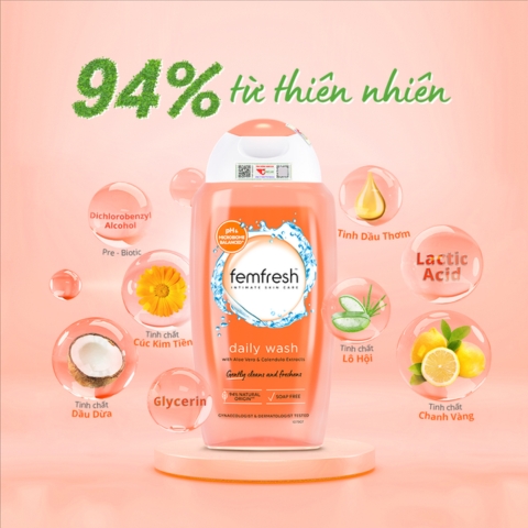 Dung Dịch Vệ Sinh Phụ Nữ Femfresh 250ml (Nhập Khẩu)