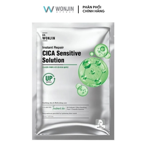 Mặt Nạ Phục Hồi Cấp Tốc Dr Wonjin Instant Repair Cica Sensitive Solution 30ml