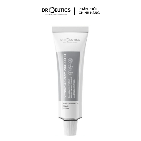 Kem Dưỡng Làm Sáng Da DrCeutics Vitamin A Cream 200.000 IU 35g