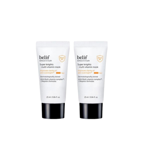 Mặt Nạ Cấp Nước, Chống Oxy Hóa, Sáng Da Belif Super Knights Multi Vitamin Mask (Vàng)