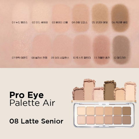 Bảng Phấn Mắt 12 Ô Clio Pro Eye Palette Air