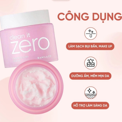 Sáp Tẩy Trang Banila Co Clean It Zero Cleansing Balm Original (Mẫu Mới) (Nhập Khẩu) - 100ml