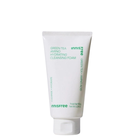 Sữa Rửa Mặt Trà Xanh Dưỡng Ẩm Innisfree Green Tea Amino Hydrating Cleansing Foam 150g