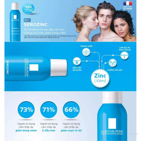 Xịt Khoáng La Roche-Posay Serozinc 150ml