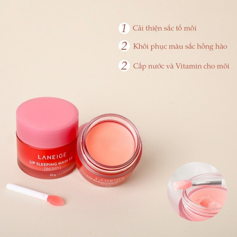 Mask Ngủ Môi Laneige Lip Sleeping Mask Ex Berry (Nhập Khẩu)