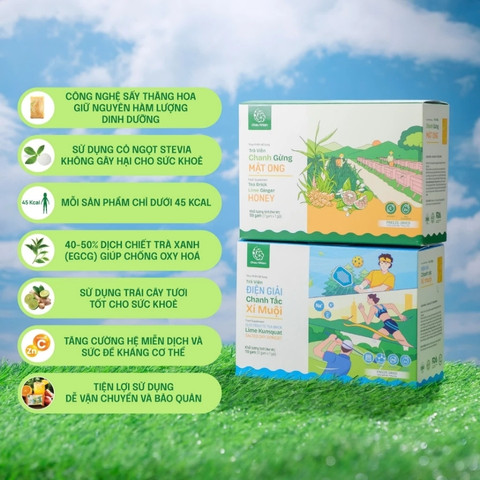 Trà Viên Trái Cây Sấy Thăng Hoa Châu Nhiên (17gr x 7 gói)