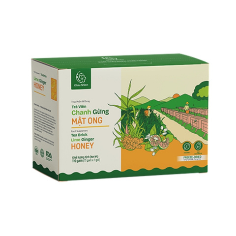 Trà Viên Trái Cây Sấy Thăng Hoa Châu Nhiên (17gr x 7 gói)