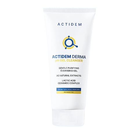 Sữa Rửa Mặt Dạng Gel Actidem Derma pH Gel Cleanser 150ml