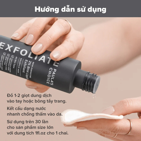 Tẩy Tế Bào Chết Mặt Paula's Choice Skin Perfecting 2% BHA Liquid Exfoliant